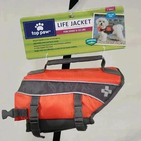 Top Paw Life Jacket/Floatation Harness for XS Dogs - Picture 1 of 6